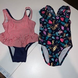 2 Car & Jack Infant Girl Swimsuits